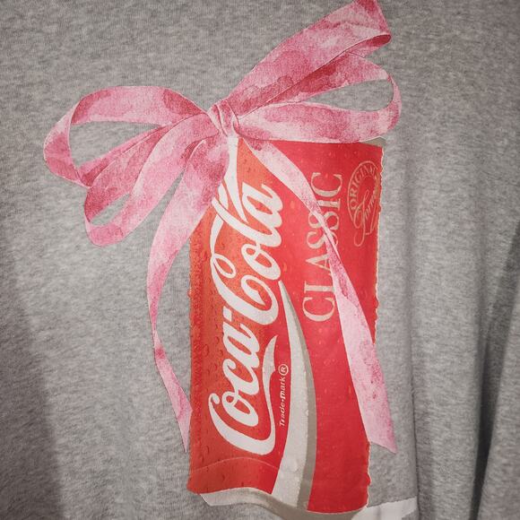 Coca Cola Gray sweatshirt XXL women - Picture 2 of 6
